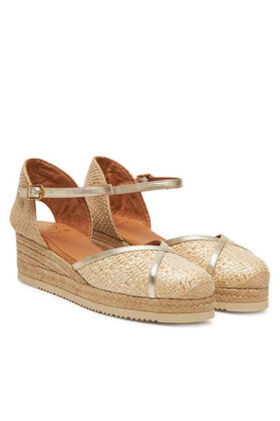 Unisa Women's Espadrilles beige UNISA-CHAT_25_RFO NATU/PLATI