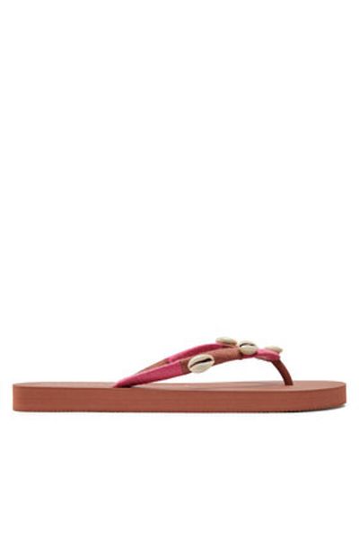 Banana Moon Women's Flip-Flops red BANANA MOON-NILULU SEASIDE LOM68 ACAJOU