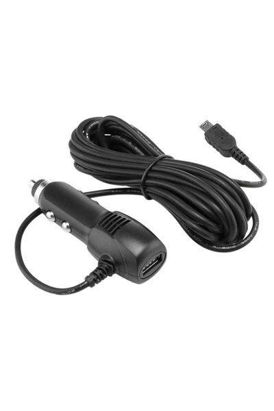 KEEPRO Araç navigasyon şarj adaptörü 5 pin mini usb + usb şarj cihazı 3m