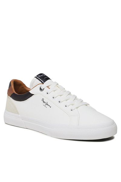 Pepe Jeans Teniși bărbați pepe jeans albi PEPE JEANS-PMS30839 800 ALB