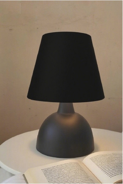 Genel Markalar ÇANAK ABAJUR METAL GÖVDE KUMAŞ BAŞLIK