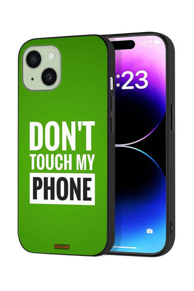 Tolwak Apple iPhone 15 Protective Case Cover Do Not Touch My Phone