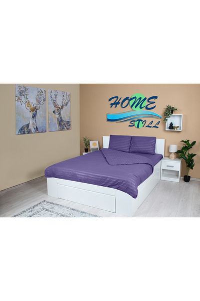 Home Still Microsatin damask linen for 2 people, MOV