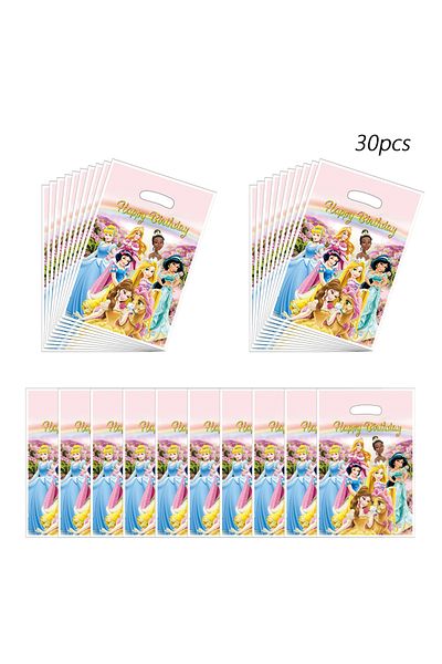 Miniso 25x16.5cm 30pcs 30pcs Disney Princess Birthday Party Gift Bags，Princess Candy Bags ， Princess Goody