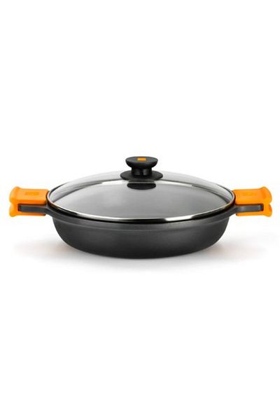 Bra Casserole Black Black/orange Metal Aluminium W/o Lid (45 CM)