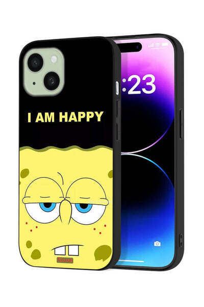 Tolwak Apple iPhone 15 Protective Case Cover I Am Happy