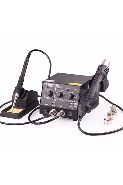 Gordak Soldering Station with Hot Air and Soldering Iron Gordak 868