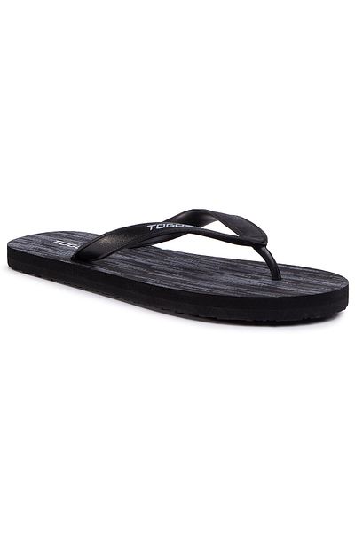 Togoshi Men's Flip-Flops Black TG-20-04-000176