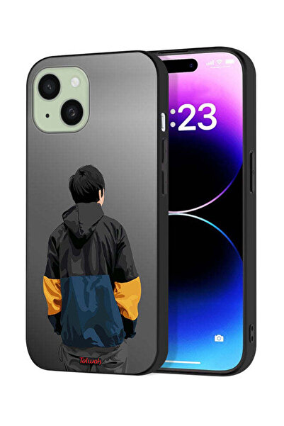 Tolwak غطاء حماية لجهاز آيفون 15 من آبل، صورة فنية لولد