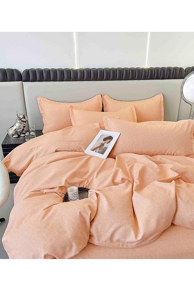 CHIRASO CHIRASO Linen, FINET 6 Pieces, Classic Sheet 234x240cm, Cheerful and Colorful Print