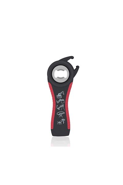 Choice black LMETJMA Jar Opener for Weak Hands 5 in 1 Multi Function Can Opener Bottle Opener Kit with Non