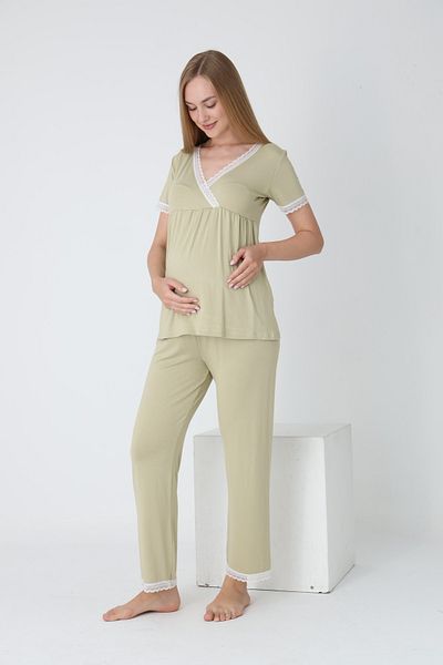 Miss Dünya Lissa Maternity and Pregnant Pajamas Set Suitable for Breastfeeding