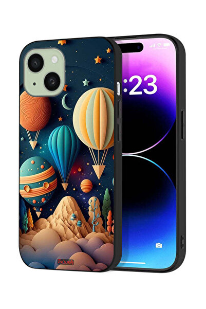 Tolwak غطاء حماية لجهاز آيفون 15 من آبل - تصميم بيراشوت آرت