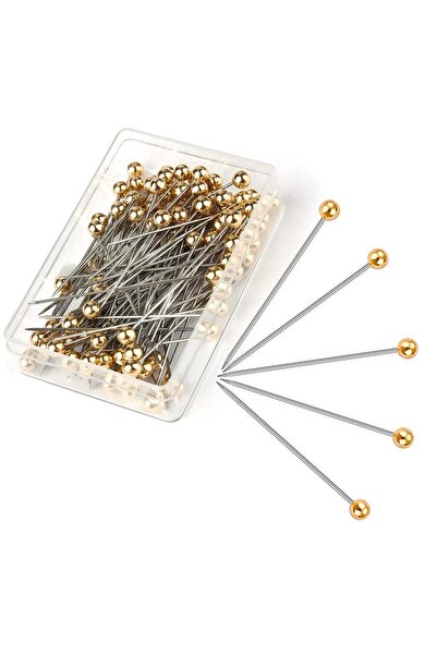 Choice7 gold-100pcs 50/100Pcs Fashion Sewing Needles Colored Glass/Ceramics H...