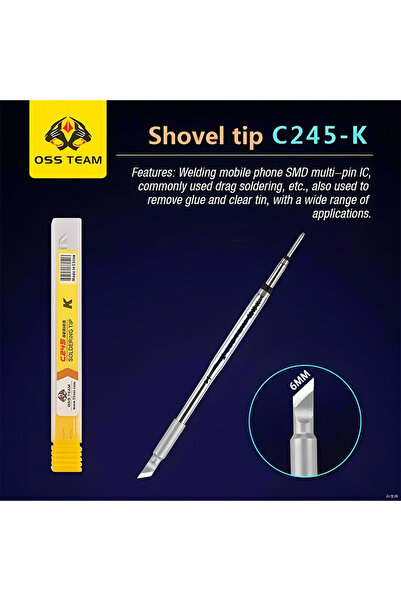 Choice5 رؤوس لحام C245-K OSS TEAM C210 C245 C115 قابلة للضغط لاستبدال رؤوس مك...