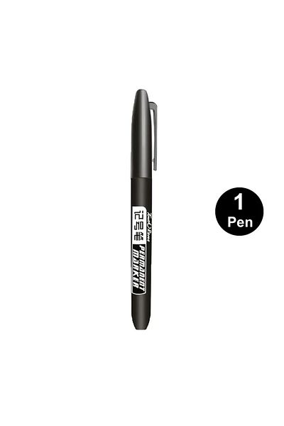 Choice WHITE 1/6/9/20PCS Permanent Marker Pen Manga Drawing Markers Black Blue Red Waterproof Ink Sketch Pe