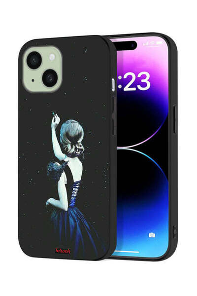 Tolwak غطاء حماية لجهاز آيفون 15 من آبل بتصميم نجمة مؤثرة