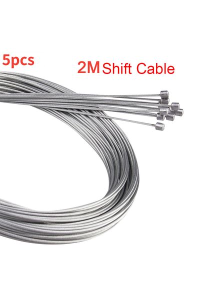 Choice 5-Shift Cable-2M 5/10pcs 2M MTB Bicycle Brake Line Bicycle Speed Line Fixed Gear Shifter Gear Brake