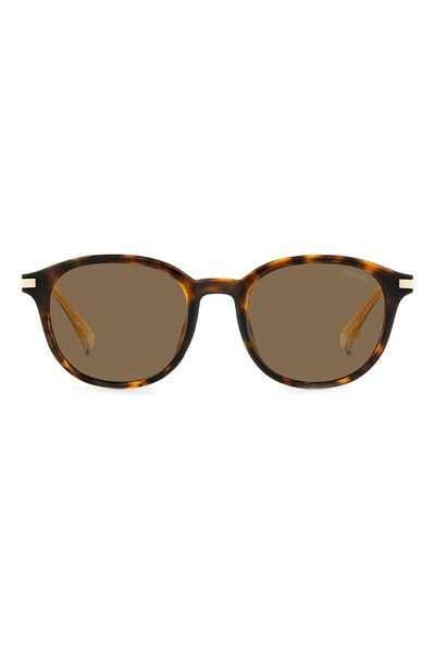 Polaroid Polaroid PLD 4148 G/S/X 086/SP Women's Sunglasses, Havana, Round, 50 mm