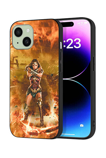 Tolwak غطاء حماية لجهاز Apple iPhone 15 من Wonder Women