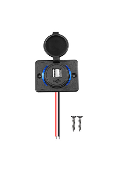 Choice Dual USB 3.1A-A QC 3.0 Dual USB Car Charger Sket Quick Charge with Sli...