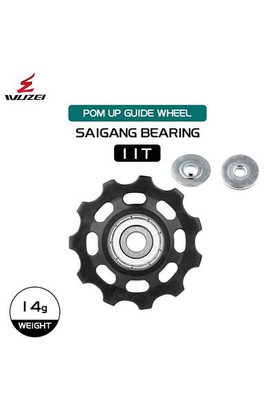 Choice 11T UP WUZEI Bicycle Pulley Bearing Wheel 11T 12T 13T14T15T16T17T Road Bike Guide Wheel for Shimano