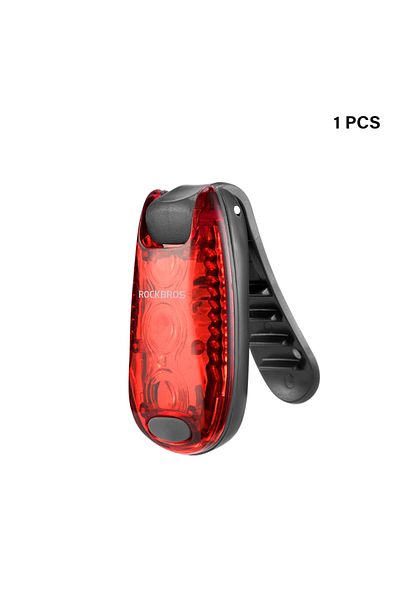 ROCKBROS ZPWD-1 ROCKBROS Bike Tail Light Mini MTB Road Bike Light Warning Helmet Light Rear Bag light Portabl