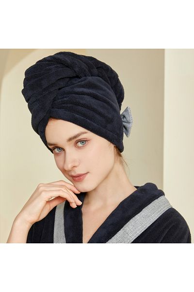 REEFI Small Black Rustic Royal Hair Cover (25*68cm)