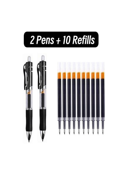 Choice black Red Wine Retractable 0.5mm Black Ink Gel Pens Colored Aesthetic Stationery Pen Supplies Ballpo