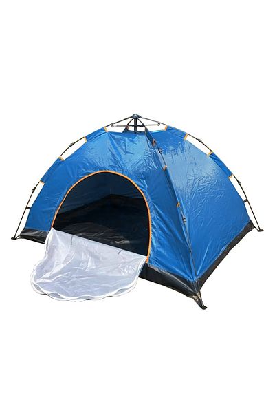 ACTION ONE Cort Automat Quest, 2 persoane, 200x150x120cm, Royal Blue