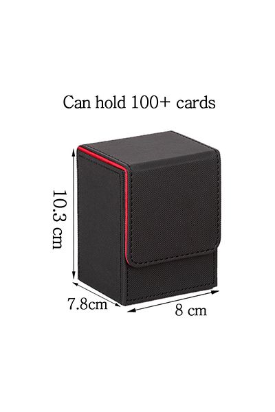 Miniso 1 قطعة (بدون بطاقة) من مجموعة بطاقات التداول بوكيمون يوغيوه PTCG، صندوق تخزين منظم MTG كبير يحتوي على أكثر من 100 بطاقة
