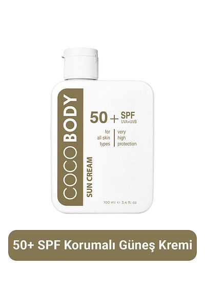 Coco Body Spf +50 High Protection Anti-Blemish Body Sunscreen for All Skin