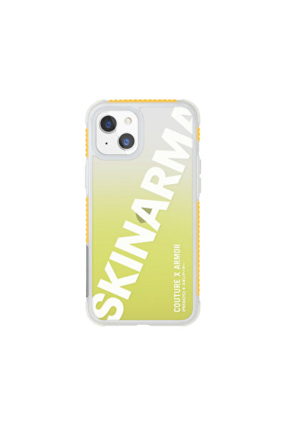 Skinarma iPhone 13 Uyumlu Kılıf SkinArma Şeffaf Airbag Tasarımlı Keisha Kapak Sarı