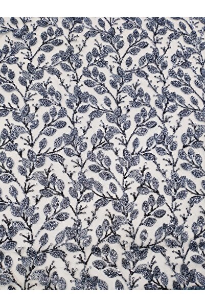 ünsal tekstil Yaprak Taşlı Abiyelik Kumaş