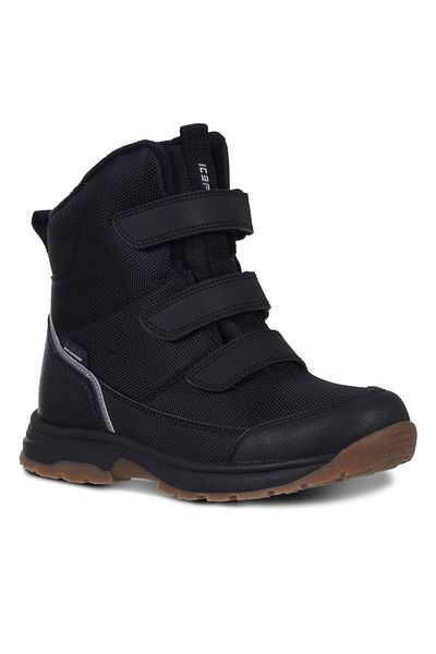 Icepeak Ghete de zăpadă negre pentru băieți, fete, unisex pentru copii ICEPEAK-72249 990 BASIC BLACK