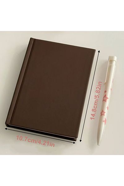 Choice A6 1 pcs Strawberry Chocolate Notebook A6 - Cute Pink Planner, Kawaii Journal for Notes, Travel Diar