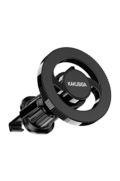 KAKUSİGA Kakusiga KSC-1164 Magnetic Car Mount, Ventilation Clip, 360° Magnetic Ring, Black