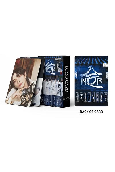 Miniso HOP 55PCS/STRAYKIDS Kpop New Album HOP Photocard Felix Hyunjin Postcard Star Card Album Card Fan Col