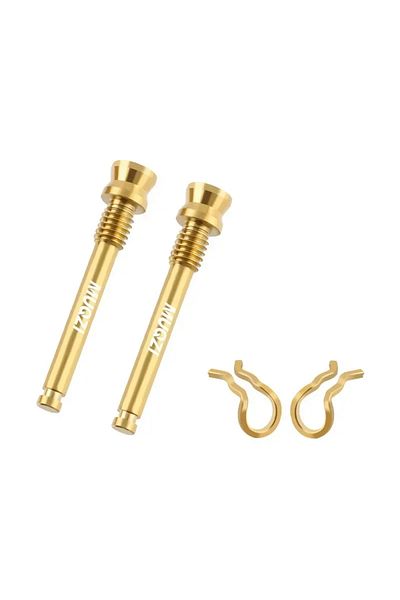 Choice 2pcs Gold 2pcs Titanium Bolts Bicycle Disc Brakes Caliper Lightweight Mounting Screws Road MTB Disc