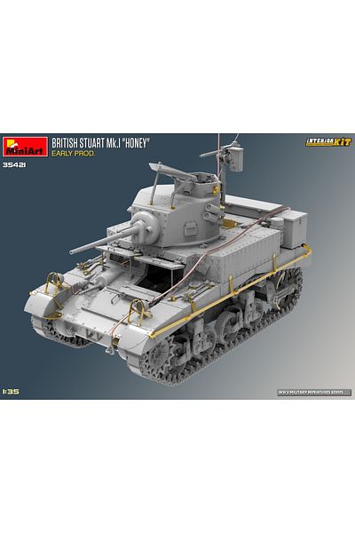MiniArt 1:35 British Stuart Mk.I "Honey" Early Production. Interior Kit