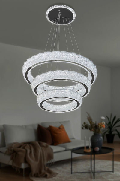 RSCOLLECTIONS Lara 3 Katlı Modern Led Avize