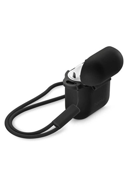 Hama Hama 210905 Fantastic Feel Earphone Case for AirPods 1st/2nd Gen. (Black)