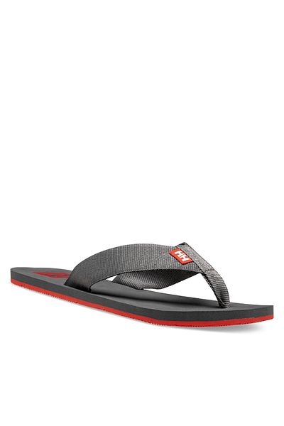 Helly Hansen Men's Flip-Flops gray HELLY HANSEN-11956 980 EBONY/CHERRY TOMATO