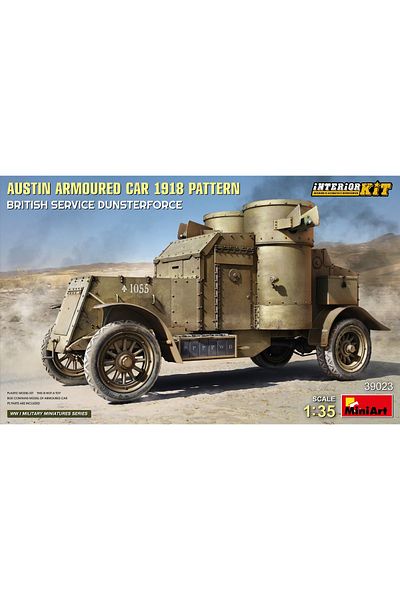 MiniArt 1:35 Austin Armoured Car 1918 Pattern British Service. Dunster Force. Interior Kit