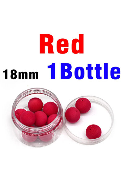Choice 18mm Red Carp Boilie Bait with Corn Flavor - Floating Artificial Fishi...