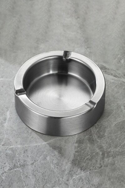 Falconetti Çelik 11 cm Kafe Restaurant Lokanta Yuvarlak Kül Tablası Küllük mt...