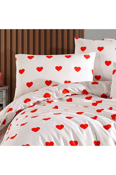 Lief Home Set cuvertură de pilota dublă |   4 fețe de pernă |   Cu cearșaf de pat |   200x220 cm