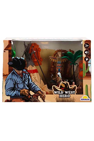 Wild West Hero Sesli ve Işıklı Kızılderili Oyun Seti