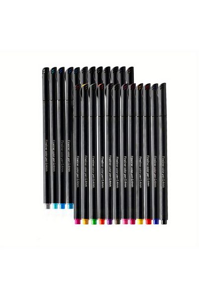 Choice 24colors Bview Art Colored Pens Fine Point Markers Fine Tip Drawing Pens Fineliner Pen for Journalin