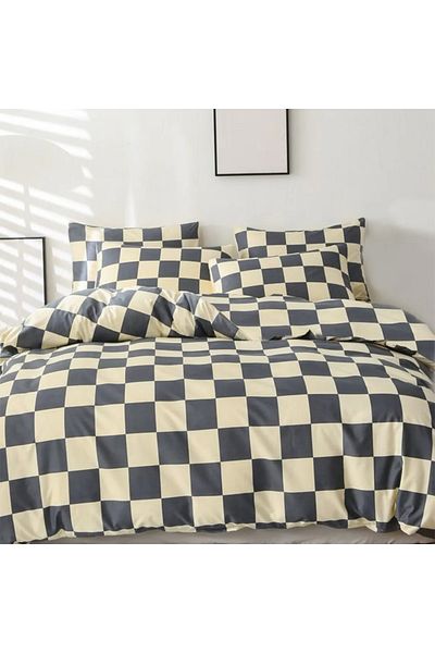 Lief Home Double Duvet Cover Set |   4 Pillowcases |   Elastic Sheet |   200X220Cm
